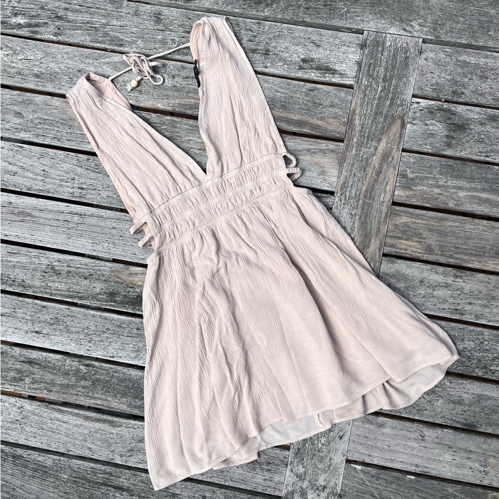Strappy Rayon Mini Sundress